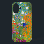 Vloertuin | Gustav Klimt iPhone 16 Hoesje<br><div class="desc">Bloemtuin (1905-1907) door de Oostenrijkse kunstenaar Gustav Klimt. Oorspronkelijk kunstschilderij is olie op doek met een helder abstract landschap van kleurrijke bloemen. Gebruik de ontwerphulpmiddelen om douanetekst toe te voegen of het afbeelding te personaliseren.</div>