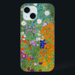 Vloertuin | Gustav Klimt iPhone 15 Case<br><div class="desc">Bloemtuin (1905-1907) door de Oostenrijkse kunstenaar Gustav Klimt. Oorspronkelijk kunstschilderij is olie op doek met een helder abstract landschap van kleurrijke bloemen. Gebruik de ontwerphulpmiddelen om douanetekst toe te voegen of het afbeelding te personaliseren.</div>