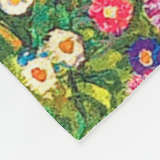 Vloertuin, Gustav Klimt Fleece Deken (Hoek)