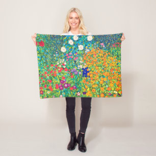 Vloertuin, Gustav Klimt Fleece Deken