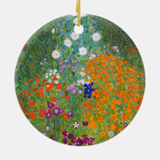 Vloertuin | Gustav Klimt Keramisch Ornament (Achterkant)