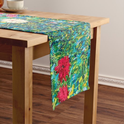 Vloertuin, Gustav Klimt Korte Tafelloper (Voorbeeld)