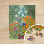 Vloertuin | Gustav Klimt Legpuzzel<br><div class="desc">Bloemtuin (1905-1907) door de Oostenrijkse kunstenaar Gustav Klimt. Oorspronkelijk kunstschilderij is olie op doek met een helder abstract landschap van kleurrijke bloemen. Gebruik de ontwerphulpmiddelen om douanetekst toe te voegen of het afbeelding te personaliseren.</div>