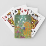 Vloertuin | Gustav Klimt Pokerkaarten<br><div class="desc">Bloemtuin (1905-1907) door de Oostenrijkse kunstenaar Gustav Klimt. Oorspronkelijk kunstschilderij is olie op doek met een helder abstract landschap van kleurrijke bloemen. Gebruik de ontwerphulpmiddelen om douanetekst toe te voegen of het afbeelding te personaliseren.</div>