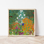 Vloertuin | Gustav Klimt Poster<br><div class="desc">Bloemtuin (1905-1907) door de Oostenrijkse kunstenaar Gustav Klimt. Oorspronkelijk kunstschilderij is olie op doek met een helder abstract landschap van kleurrijke bloemen. Gebruik de ontwerphulpmiddelen om douanetekst toe te voegen of het afbeelding te personaliseren.</div>