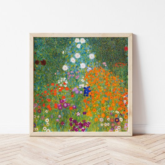 Vloertuin | Gustav Klimt Poster