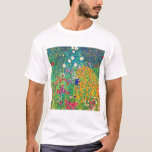 Vloertuin, Gustav Klimt T-shirt<br><div class="desc">Gustav Klimt (14 juli 1862 - 6 februari 1918) was een Oostenrijkse symboliek schilder en een van de meest prominente leden van de Wenen Secessiebeweging. Klimt wordt genoteerd voor zijn schilderijen, moorden, schetsen en andere voorwerpen. Naast zijn figuurwerk, dat onder meer bestaat uit aantijgingen en portretten, schilderde hij landschappen. Onder...</div>