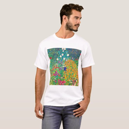 Vloertuin, Gustav Klimt T-shirt (Voorkant volledig)