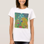 Vloertuin, Gustav Klimt T-shirt<br><div class="desc">Gustav Klimt (14 juli 1862 - 6 februari 1918) was een Oostenrijkse symboliek schilder en een van de meest prominente leden van de Wenen Secessiebeweging. Klimt wordt genoteerd voor zijn schilderijen, moorden, schetsen en andere voorwerpen. Naast zijn figuurwerk, dat onder meer bestaat uit aantijgingen en portretten, schilderde hij landschappen. Onder...</div>