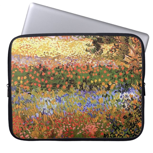Vloertuin, Vincent van Gogh. Laptop Sleeve (Voorkant)