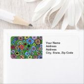 Vloertuinadreslabel Etiket (Insitu)