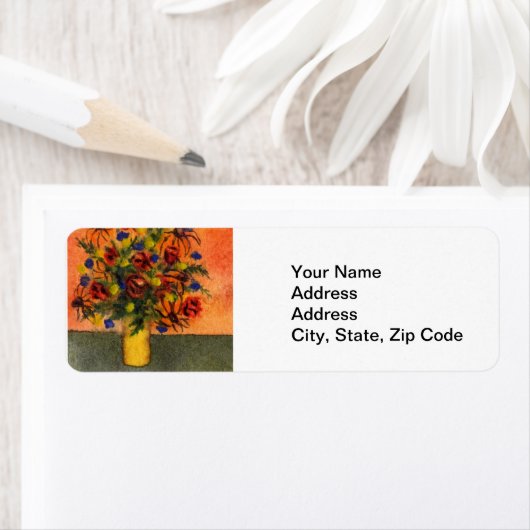 Vloertuinadreslabel Etiket (Insitu)