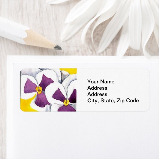 Vloertuinadreslabel Etiket (Insitu)