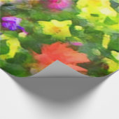 Vloertuinafdrukken Cadeaupapier (Hoek)