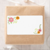 Vloertuinbedden blanco etiketten, zoet etiket (Insitu)