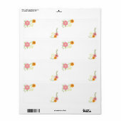 Vloertuinbedden blanco etiketten, zoet etiket (Full Sheet)