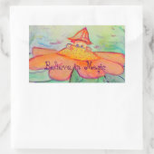 Vloertuinbocht Kunst Aangepast sticker Decaal (Tas)