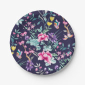  Vloertuinboeg Blauw Papieren Bordje (Voorkant)