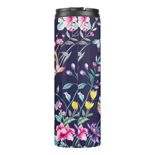 Vloertuinboeg Blauw Thermosbeker (Achterkant)