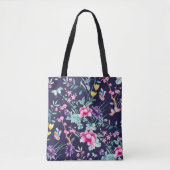 Vloertuinboeg Blauw Tote Bag (Voorkant)