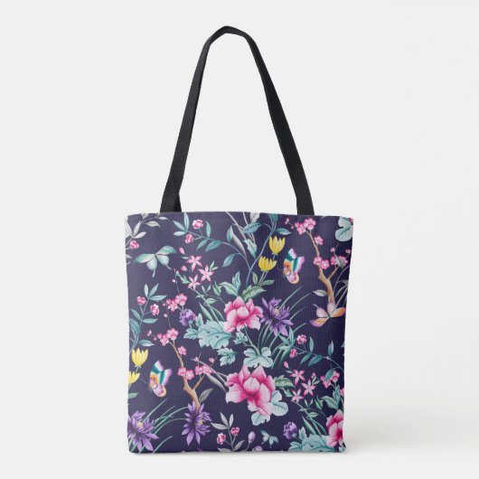 Vloertuinboeg Blauw Tote Bag (Achterkant)