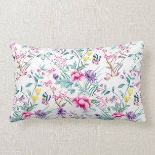  Vloertuinboeg regenboogvlinder wit Kussen