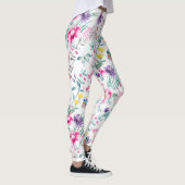  Vloertuinboeg regenboogvlinder wit Leggings (Rechts)