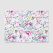  Vloertuinboeg regenboogvlinder wit Tissuepapier (Voorkant)