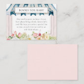 Vloertuinboeken voor Baby shower voor Baby Informatiekaartje (Voorkant / Achterkant)