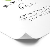 Vloertuinbord "Mimosa Bar" Vrijgezellenfeest Poster (Hoek)