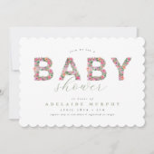 Vloertuinbouillon Baby shower Kaart (Voorkant)