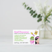 Vloertuinbouwer Visitekaartje (Staand voorkant)