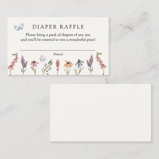 Vloertuinbouwkaart voor tapeluid informatiekaartje (Voorkant / Achterkant)