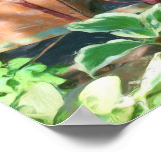 Vloertuinbouwolie Poster (Hoek)