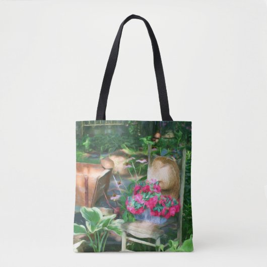 Vloertuinbouwolie Tote Bag (Voorkant)