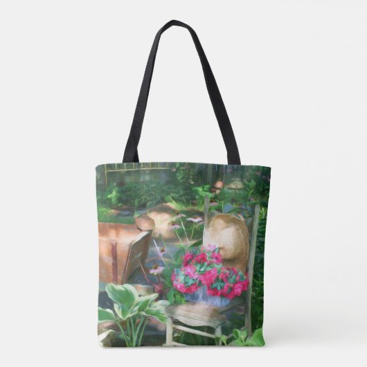 Vloertuinbouwolie Tote Bag (Achterkant)