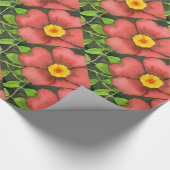 Vloertuinbouwpapier "Wild Roos" Cadeaupapier (Hoek)
