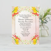 Vloertuinbouwuitnodiging Kaart (Staand voorkant)