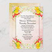 Vloertuinbouwuitnodiging Kaart (Voorkant / Achterkant)