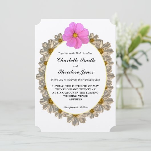 Vloertuinbouwuitnodiging Kaart (Staand voorkant)