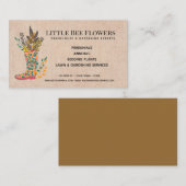 Vloertuindienst Visitekaartje (Voorkant / Achterkant)