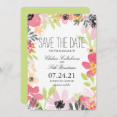 Vloertuinen | Datum opslaan Save The Date (Voorkant / Achterkant)