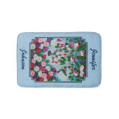 Vloertuinen en luimvee Blauw Badmat (Voorkant)