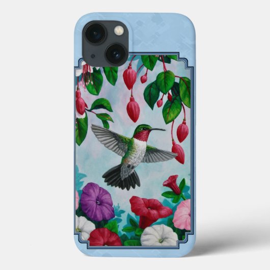 Vloertuinen en luimvee Blauw Case-Mate iPhone Case (Achterkant)