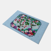 Vloertuinen en luimvee Blauw Deurmat (Schuin)