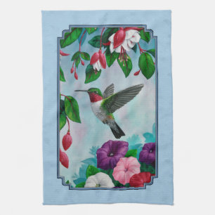 Vloertuinen en luimvee Blauw Theedoek