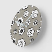 Vloertuinen in lichtstaal ronde klok (Hoek)