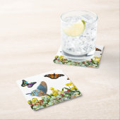 Vloertuinen met vleugelsteentjes en zeeduivel kartonnen onderzetters (Insitu)