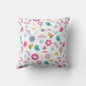 Vloertuinen met vogels en bijen kussen (Achterkant)