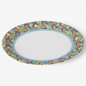 Vloertuingrens Papieren Bordje (Gekanteld)